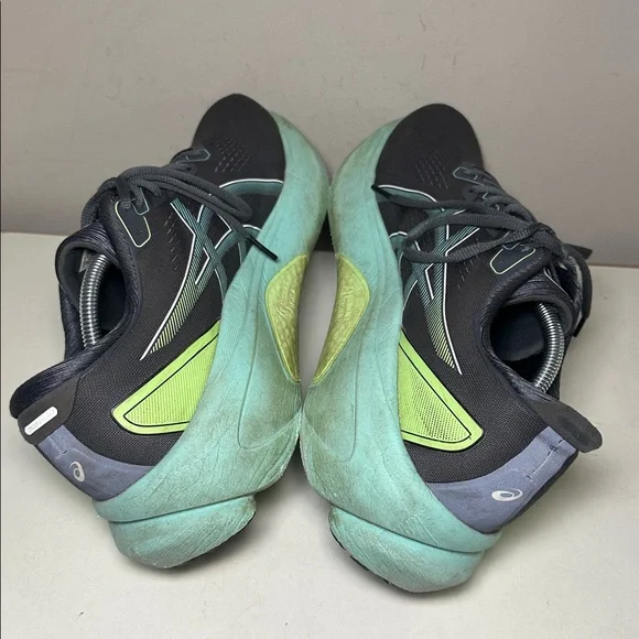 ASICS Men's gel-kayano 30 Athletic Shoes - Black and Lime - Picture 7 of 10